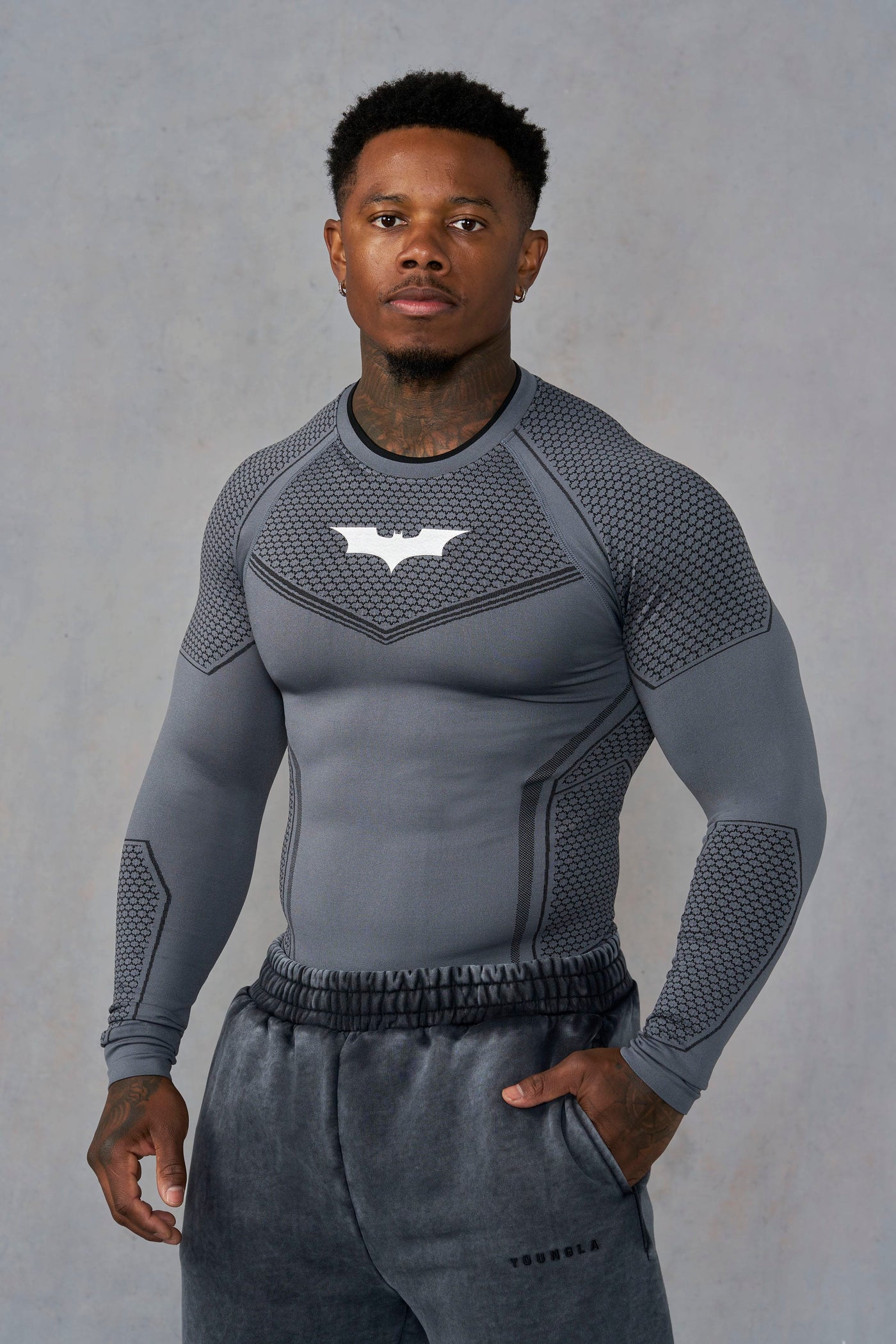 8004 - Batman Compression Longsleeves New Colors