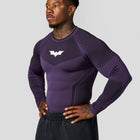 8004 - Batman Compression Longsleeves - Purple Limited Edition - APP ONLY