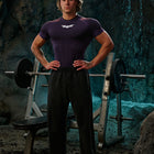 4259 - Batman Compression Tees - Purple Limited Edition - APP ONLY