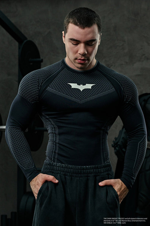 8004 - Batman Compression Longsleeves New Colors